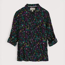 Seasalt Larissa Shirt Illuminated Garden Onyx