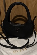 Woman’s GUESS Handbag with Cross Body Strap In Black Brand New with dust bag