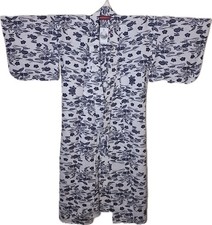Japanese Indigo Floral Cotton