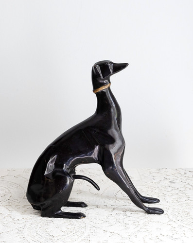 Vintage whippet greyhound - whippet,