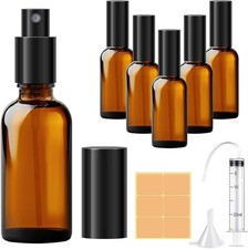 6 x 50ml Amber Glass Spray