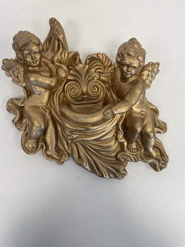 Twin cherub gilt - cherub,