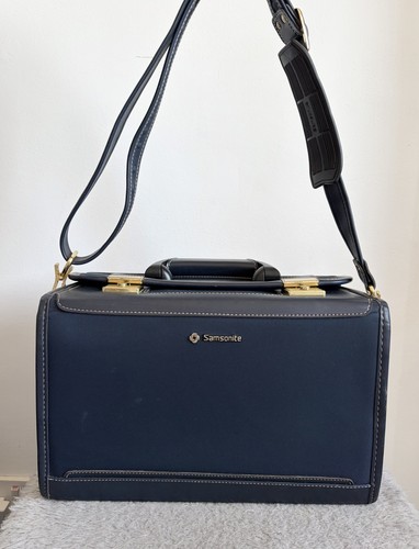 Vintage samsonite navy blue - navy,