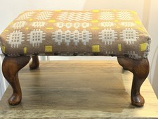 Kilim Footstool Ottoman Pouffe