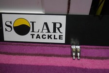SOLAR STAINLESS POZI LOC BRACKETS X2 RARE USED CARP COARSE FISHING TACKLE GEAR