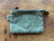Hemp coin purse, wallet, zip