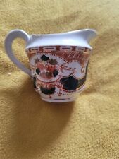 Burgess Bros Carlisle Ware Porcelain Imari Milk Jug 1922 Collectable Old 