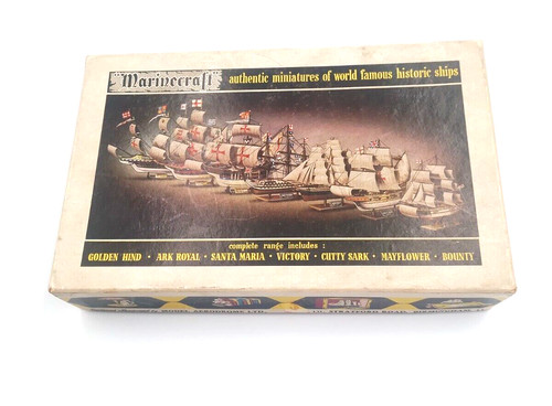 Vintage wooden ship kit - wooden,
