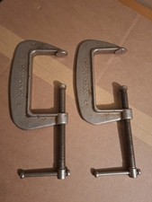 pair of Vintage Record Junior 4 G Clamps
