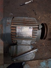 3 Phase Electric Motor 0.75 HP / 0.56 KW TECO 1400 RPM 4 Pole