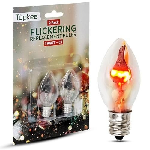 Tupkee flickering flame - c7,