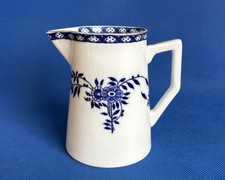 Gladstone China milk jug, blue