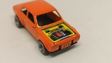 Hot Wheels Ford Escort MK1 1600 engine bay and engine UNPAINTED 1/64  custom