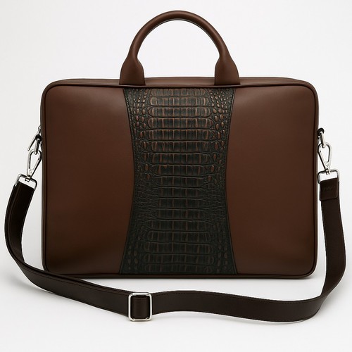 Men genuine leather laptop - genuine,