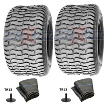 2x Tyre 18X8.50-8 / 2x Inner Tube Ride On Lawn Mower 4 Ply Grass Safe Turf Tread