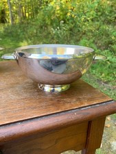 vintage silver-plated pedestal