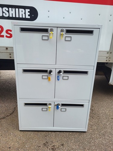 White locker cabinet 6 - cabinet,