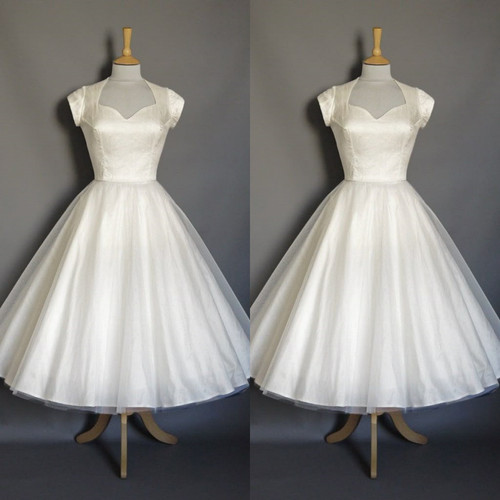 Tea length wedding dresses - tea,