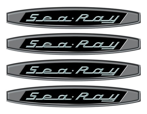 Sea ray boat retro stickers - sea,