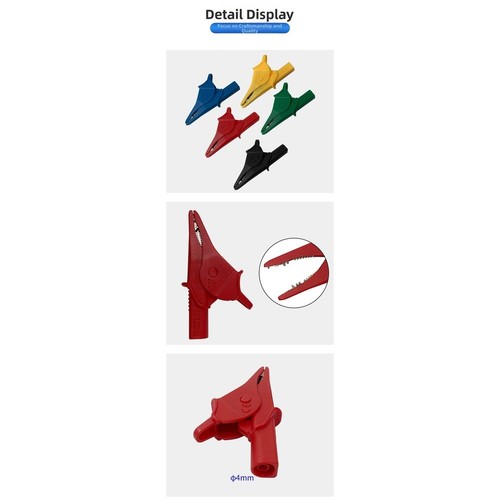 Crocodile clip for multimeter - for,