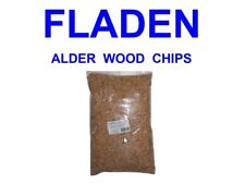 FLADEN ALDER SPECIAL WOOD CHIPS 500g BAG FOR RON THOMPSON FISH MEAT SMOKER OVEN
