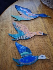 Flying Ducks Handpainted