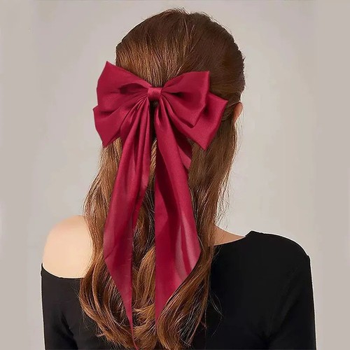 French big bow hair clip - bow,