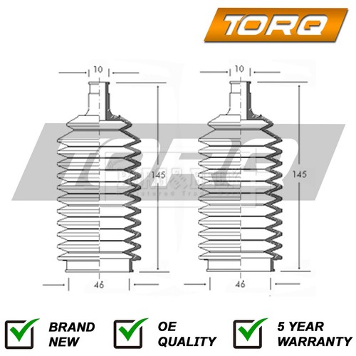 Steering rack boot - steering, set