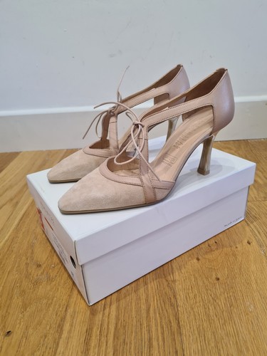 Hispanitas beige leather heels - hispanitas,