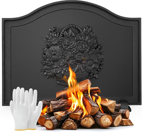 Cast iron fireplace - cast,