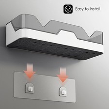 No-Drill Bathroom Shelf Shower