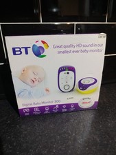 BT Digital Baby Monitor 300 Two Way Talkback HD Sound System. Opened Unused.