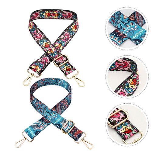 Floral printed banjo strap - banjo,