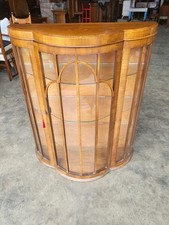 20thC bow front glazed China