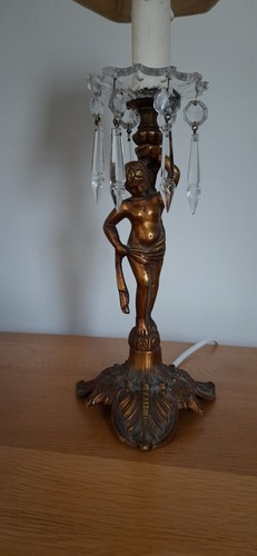 Vintage french bronze crystal - bronze,