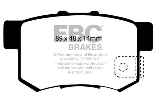 Ebc yellowstuff rear - ebc,