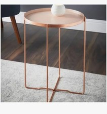 DECO GLAMOUR TRAY TABLE BLUSH