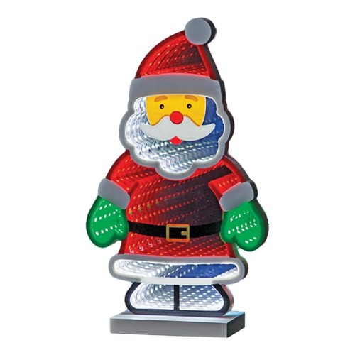 Santa led infinity mirror - santa,