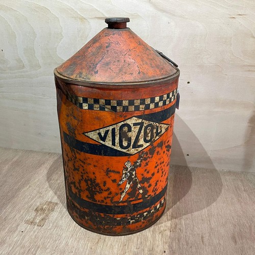Vintage vigzol oil - vintage, drum