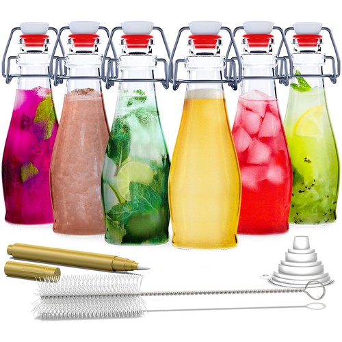 Swing top glass bottles - oz,