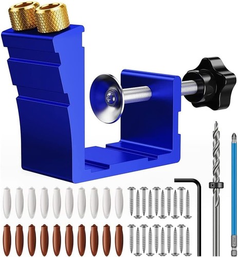 Pocket hole jig kit dowel - pocket,