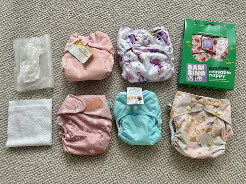 Reusable cloth nappies starter - reusable,