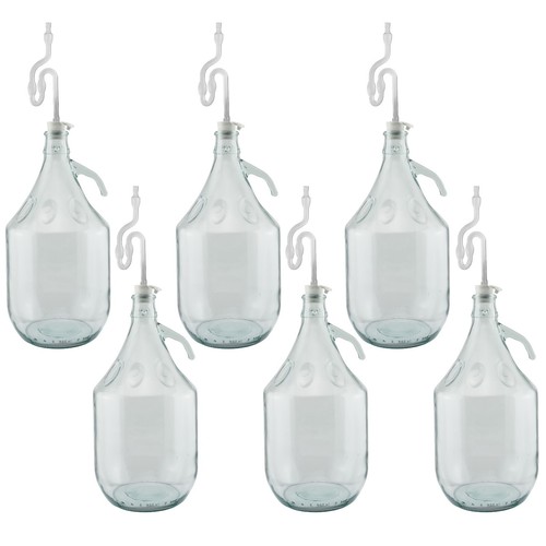 Glass demijohn for home - glass,