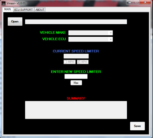 Ecu software pack info - ecu,
