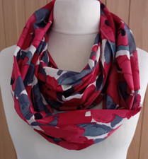 BNWT SEASALT Pink /Grey/ White New Everyday Circle Scarf - Coastal Bloom Chalk