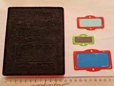 Sizzix Originals Designer Bookplates ~ Book Making Labels ~ Craft Die