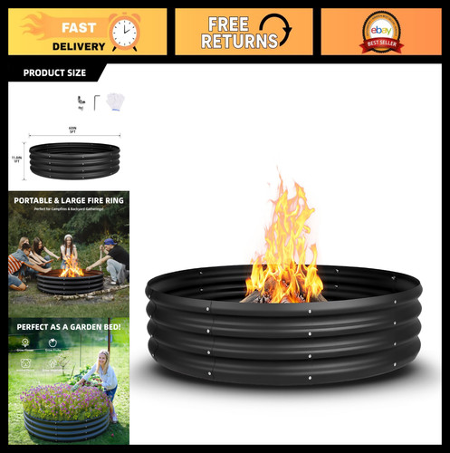 Outdoor fire pit ring - fire,