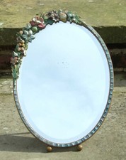 Vintage Barbola mirror Bevelled glass 1920`s