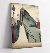 A FOOTBRIDGE, L..S. LOWRY -