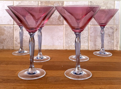 Set hand blown crystal - hand,
